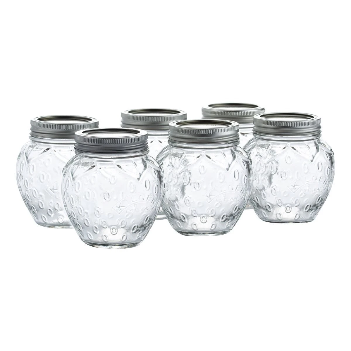 Kilner 13.5oz Fruit Jars (Set Of 6) | Strawberry Jars 3 Kilner 13.5oz Fruit Jars (Set Of 6) | Strawberry Jars