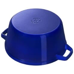 Staub Stackable Cocotte, Braiser, And Grill Pan With Lid | Dark Blue -Kitchen Store 1010769 0