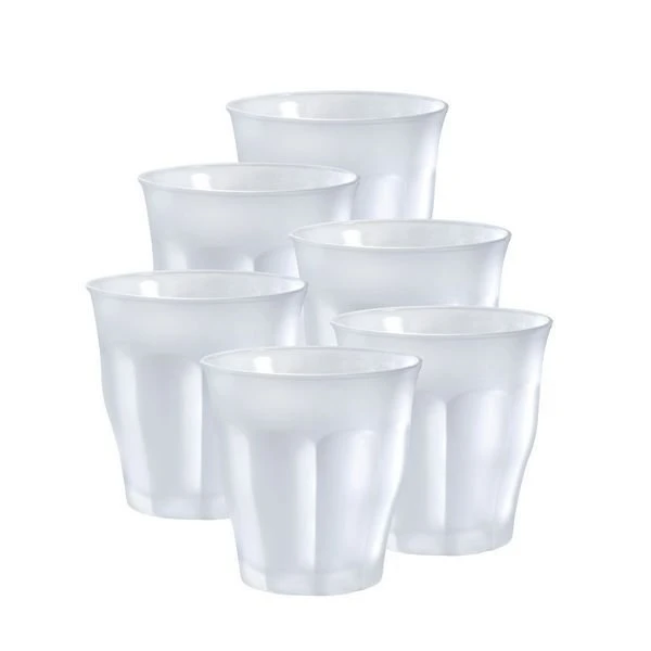 Duralex Picardie 6-Piece 8.75-Ounce Frosted Glass Set 3 Duralex Picardie 6-Piece 8.75-Ounce Frosted Glass Set