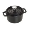 Staub 0.75 Qt. Round Cocotte/Dutch Oven | Matte Black -Kitchen Store 1101425 1