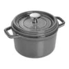 Staub 1.25 Qt. Round Cocotte/Dutch Oven | Graphite Grey 1 Staub 1.25 Qt. Round Cocotte/Dutch Oven | Graphite Grey -Kitchen Store 1101618 1