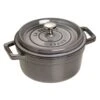 Staub 2.75 Qt. Round Cocotte/Dutch Oven | Graphite Grey -Kitchen Store 1102218