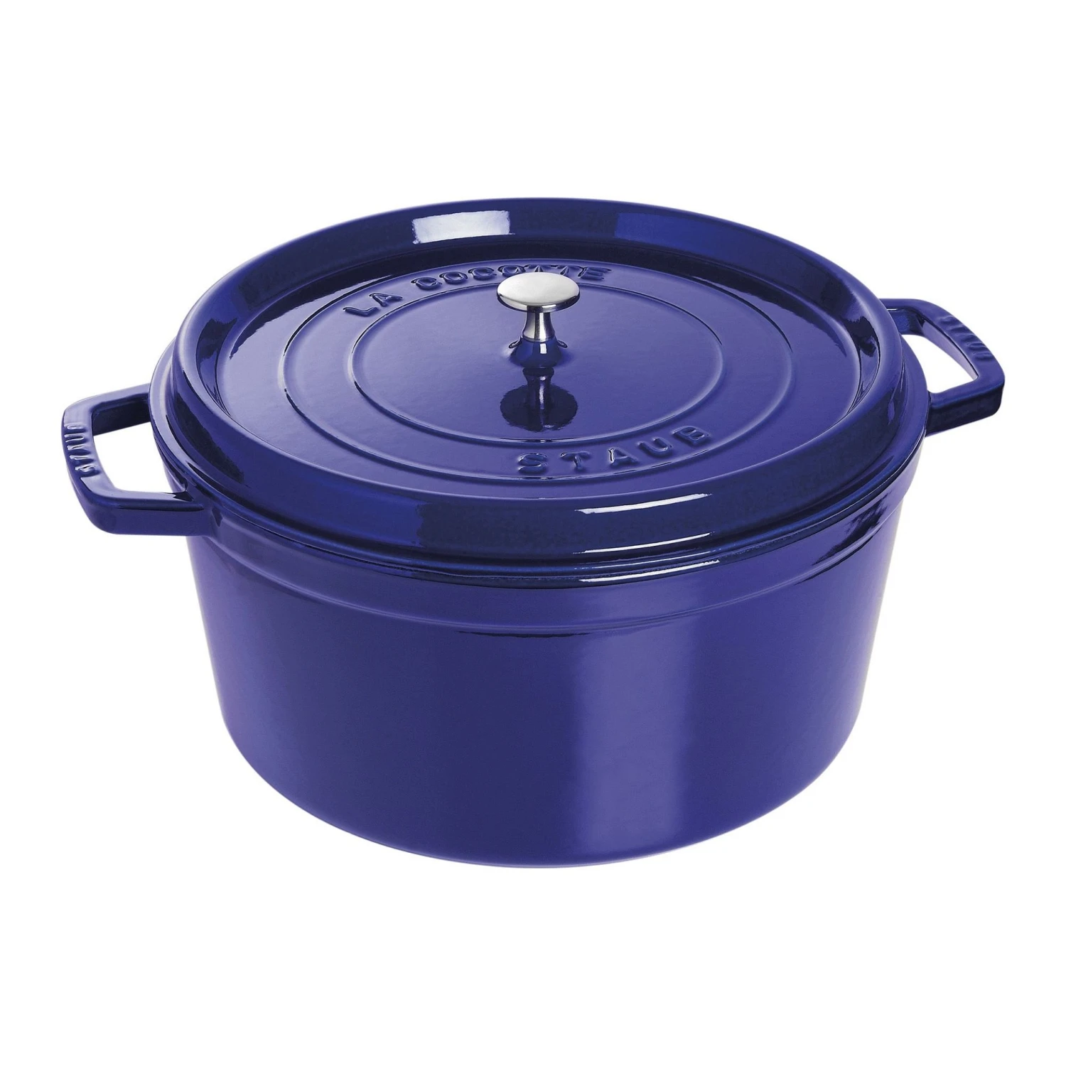 Staub 13.25 Qt. Round Cocotte/Dutch Oven | Dark Blue 3 Staub 13.25 Qt. Round Cocotte/Dutch Oven | Dark Blue