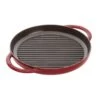 Staub 10" Cast Iron Pure Grill Pan | Grenadine -Kitchen Store 12012687 grenadine1 1