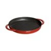 Staub 10" Cast Iron Pure Grill Pan | Cherry Red 1 Staub 10" Cast Iron Pure Grill Pan | Cherry Red -Kitchen Store 1203006 1