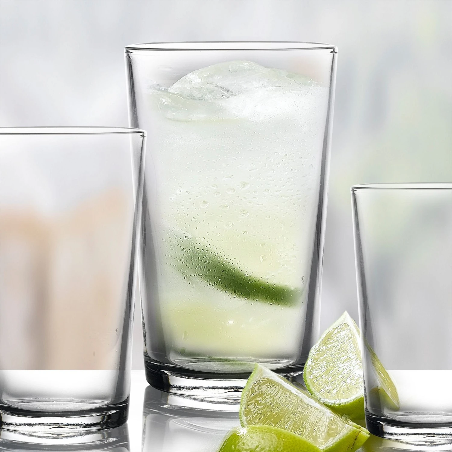 Duralex Unie 11-5 Oz. Glass Tumblers - Set Of 6 3 Duralex Unie 11-5 Oz. Glass Tumblers - Set Of 6