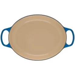 Le Creuset 9.5 Qt. Oval Signature Dutch Oven With Stainless Steel Knob | Marseille Blue -Kitchen Store 13427scr 1550a0411efa123