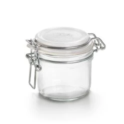 Bormioli Rocco 6.75oz Swing Top Fido Jar | White Top