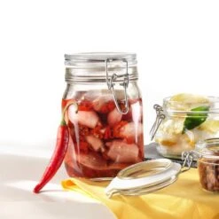 Bormioli Rocco 1L Swing Top Fido Canning Jar -Kitchen Store 149220mrg121990 4