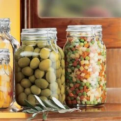 Bormioli Rocco 1.5L Swing Top Fido Canning Jar -Kitchen Store 149230mrg121990 3