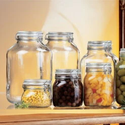 Bormioli Rocco 4.67L Swing Top Fido Glass Jar -Kitchen Store 149270mrf121990 5