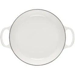 Le Creuset 3.5Qt Signature Braiser Eiffel Tower Collection | White 11 Le Creuset 3.5Qt Signature Braiser Eiffel Tower Collection | White -Kitchen Store 16911scr 5cd38269423dbc8