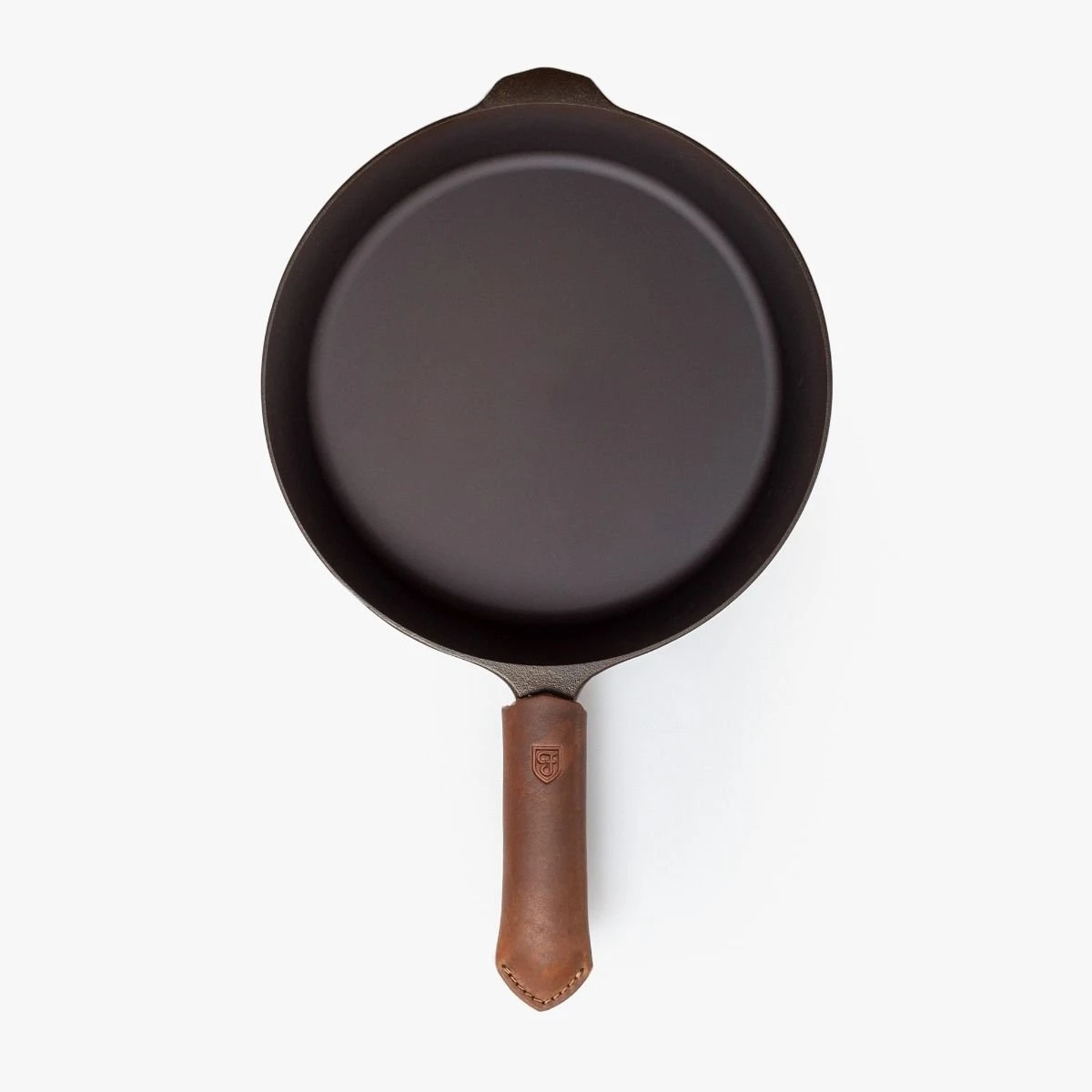 Field Company (Made In USA) Leather Skillet Handle Cover | Brown 6 Field Company (Made In USA) Leather Skillet Handle Cover | Brown - Image 4