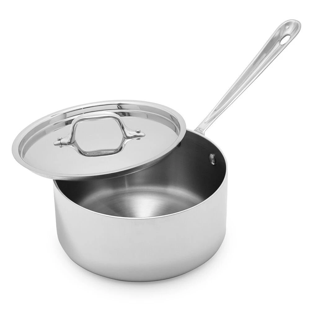 All-Clad D3 Stainless Steel Saucepan | 3 Qt. 4 All-Clad D3 Stainless Steel Saucepan | 3 Qt. - Image 2