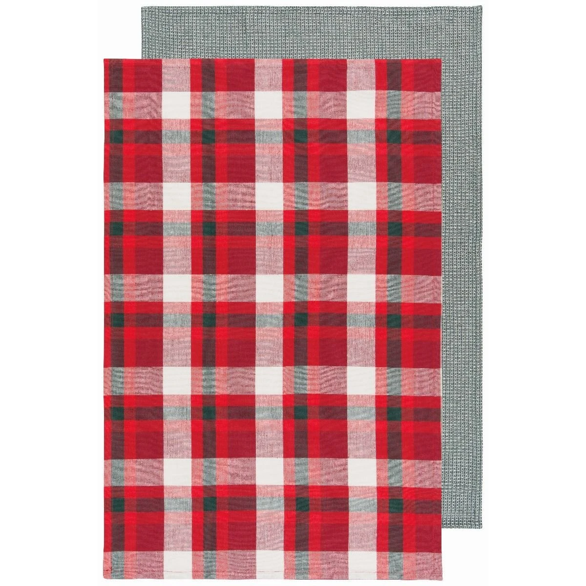 Now Designs By Danica Second Spin 18" X 28" Dishtowels (Set Of 2) | Tannenbaum Plaid 3 Now Designs By Danica Second Spin 18" X 28" Dishtowels (Set Of 2) | Tannenbaum Plaid