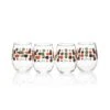 Fiesta® 15oz Stemless Glassware (Set Of 4) | Slate Fiesta® Dots 2 Fiesta® 15oz Stemless Glassware (Set Of 4) | Slate Fiesta® Dots -Kitchen Store 228919