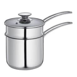 Frieling Mini Double Boiler With Glass Lid | 1.6-Quart