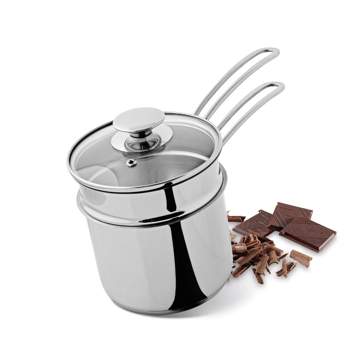Frieling Mini Double Boiler With Glass Lid | 1.6-Quart 7 Frieling Mini Double Boiler With Glass Lid | 1.6-Quart - Image 5