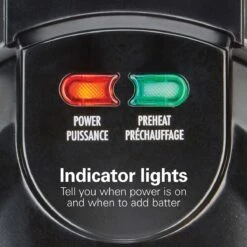 Hamilton Beach 7" Round Belgian Waffle Maker 12 Hamilton Beach 7" Round Belgian Waffle Maker -Kitchen Store 26201 vpa 05