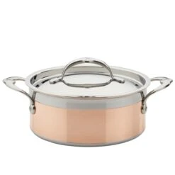 Hestan CopperBond Induction Cookware 3 Qt Covered Soup Pot -Kitchen Store 30565 copperbond covered soup pot