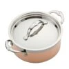 Hestan CopperBond Induction Cookware 3 Qt Covered Soup Pot 1 Hestan CopperBond Induction Cookware 3 Qt Covered Soup Pot -Kitchen Store 30565 hestan copperbond 3 qt soup pot with lid