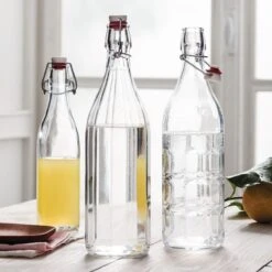 Bormioli Rocco 17oz Swing Top Glass Bottle -Kitchen Store 314740mcd121990 5