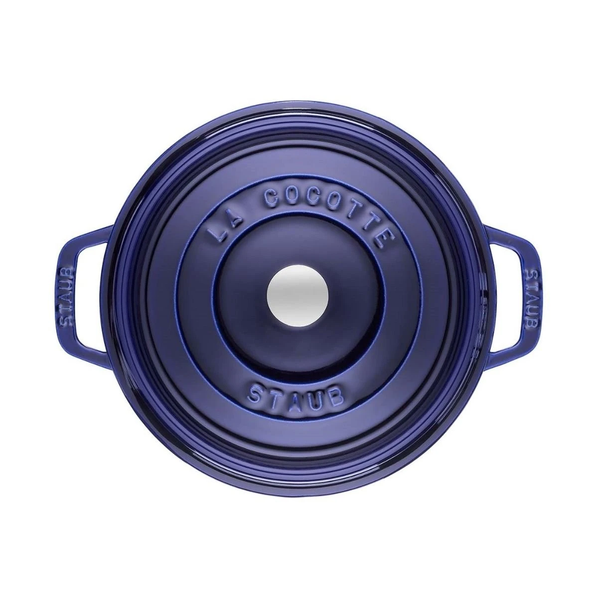 Staub 13.25 Qt. Round Cocotte/Dutch Oven | Dark Blue 4 Staub 13.25 Qt. Round Cocotte/Dutch Oven | Dark Blue - Image 2