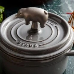 Staub Cast Iron Animal Knobs | Farm Animal Duo -Kitchen Store 40510 657 9 01 1