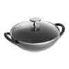 Staub 0.5 Qt. Baby Wok | Graphite Grey -Kitchen Store 40511 302 0 1