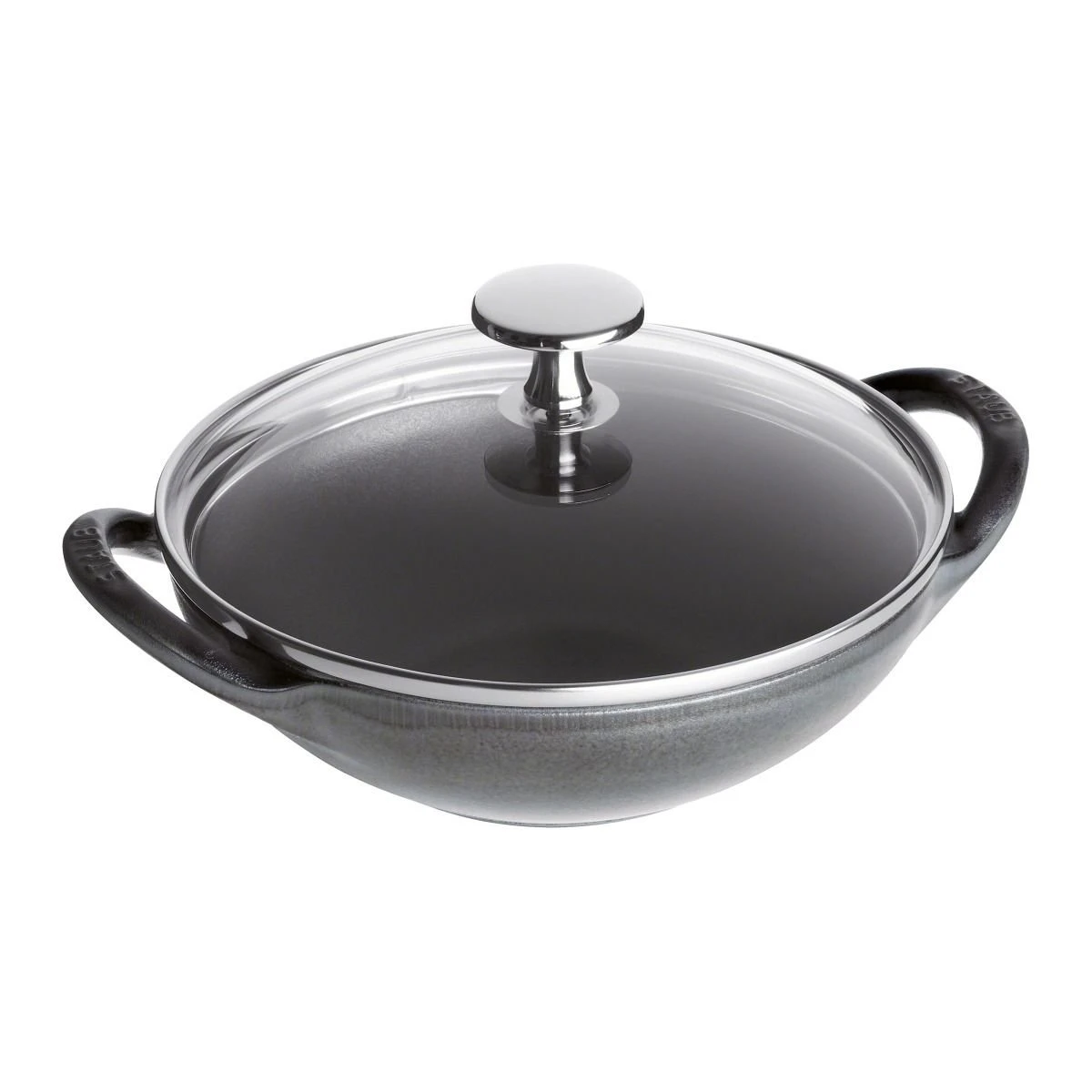 Staub 0.5 Qt. Baby Wok | Graphite Grey 3 Staub 0.5 Qt. Baby Wok | Graphite Grey