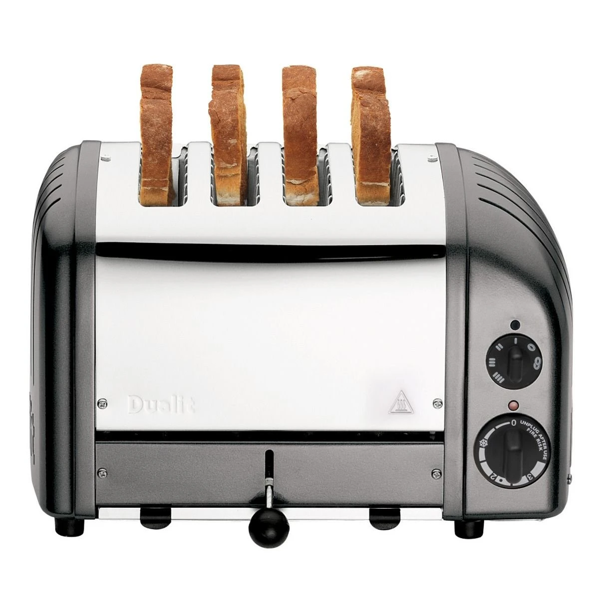 Dualit NewGen Classic 4-Slice Toaster | Charcoal 4 Dualit NewGen Classic 4-Slice Toaster | Charcoal - Image 2