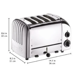 Dualit NewGen Classic 4-Slice Toaster | Chrome -Kitchen Store 4chrome4