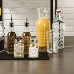 Bormioli Rocco Officina 1825 Clear Bottle With Swing Top - 33.75 Oz -Kitchen Store 540621mba321990 5