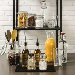 Bormioli Rocco Officina 1825 Clear Bottle With Swing Top - 33.75 Oz -Kitchen Store 540621mba321990 6