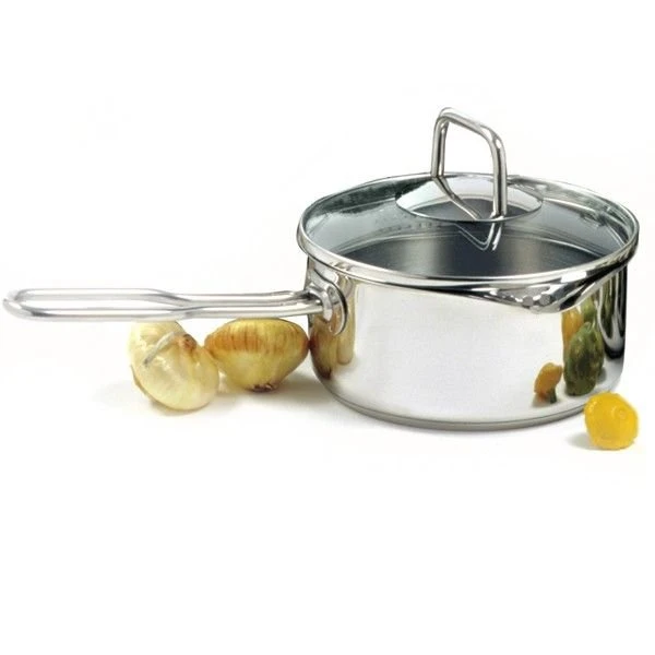 Norpro Krona S/S Vented Sauce Pan With Straining Lid 1.5qt 3 Norpro Krona S/S Vented Sauce Pan With Straining Lid 1.5qt
