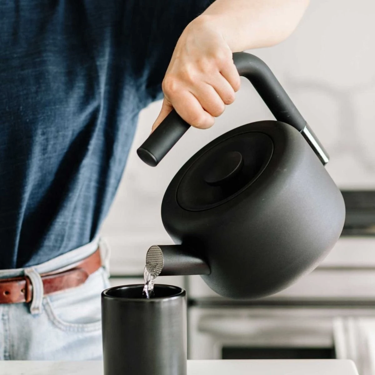 Fellow Clyde Stove Top Tea Kettle | Matte Black 4 Fellow Clyde Stove Top Tea Kettle | Matte Black - Image 2