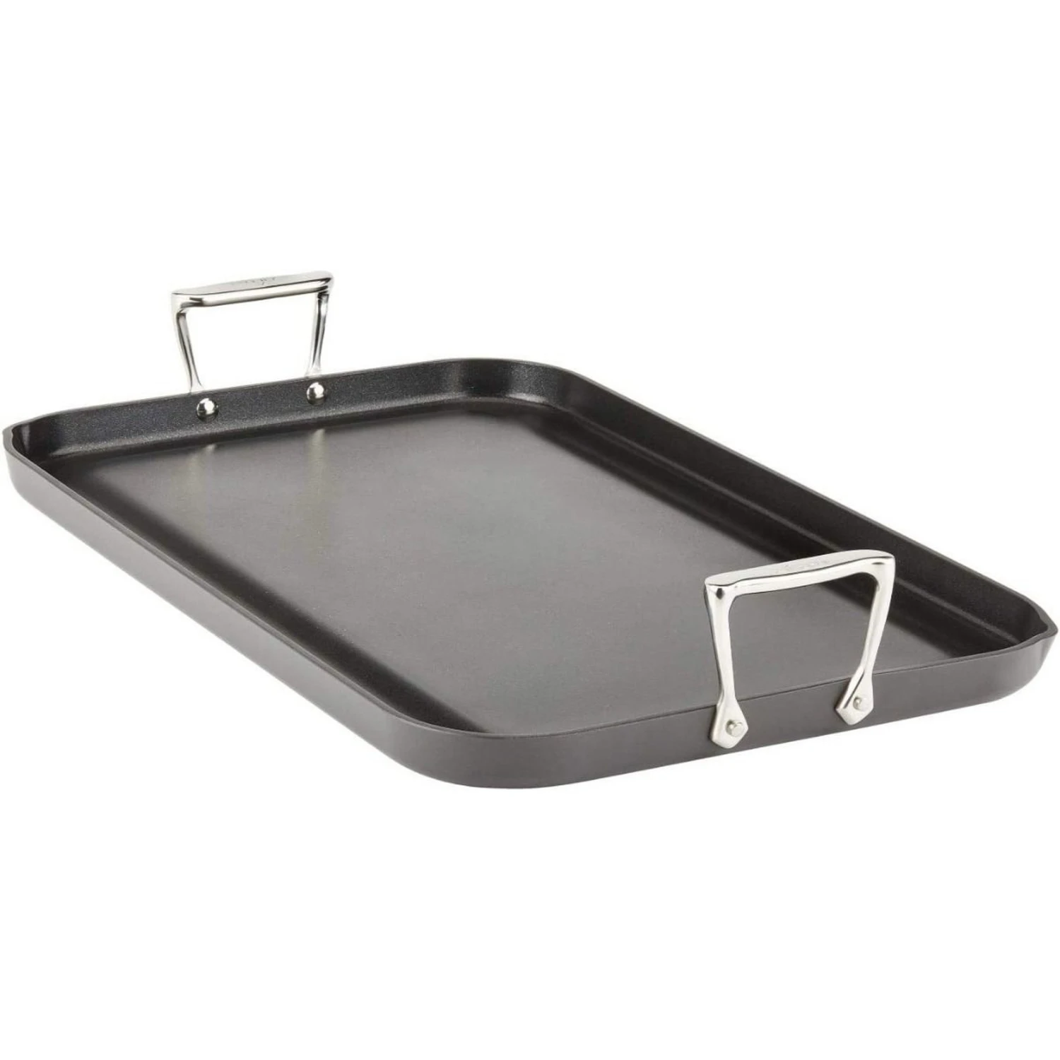 All-Clad HA1 Hard Anodized Nonstick Double Burner Griddle | 13" X 20" 3 All-Clad HA1 Hard Anodized Nonstick Double Burner Griddle | 13" X 20"
