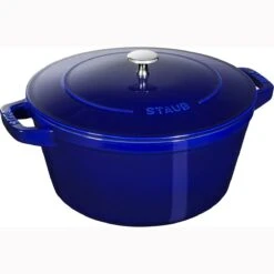 Staub Stackable Cocotte, Braiser, And Grill Pan With Lid | Dark Blue -Kitchen Store 61crxsocbhl. ac sl1500