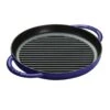 Staub 10" Cast Iron Pure Grill Pan | Dark Blue 1 Staub 10" Cast Iron Pure Grill Pan | Dark Blue -Kitchen Store 61scozcausl. ac sl1000