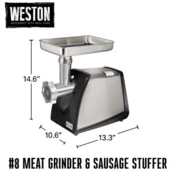 Weston #8 650-Watt Meat Grinder & Sausage Stuffer -Kitchen Store 61yrkpjjudl. ac sl1500