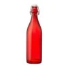 Bormioli Rocco 33.75oz Swing Top Giara Glass Bottle | Red -Kitchen Store 666260mbe321589