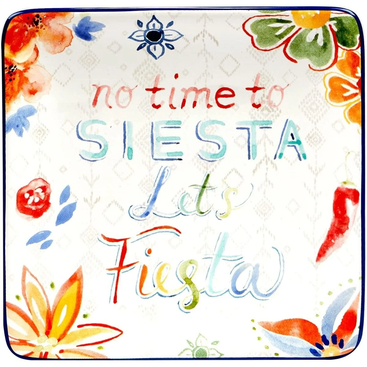 Certified International 6" Canape Plate (Set Of 4) | Sweet & Spicey 7 Certified International 6" Canape Plate (Set Of 4) | Sweet & Spicey - Image 5