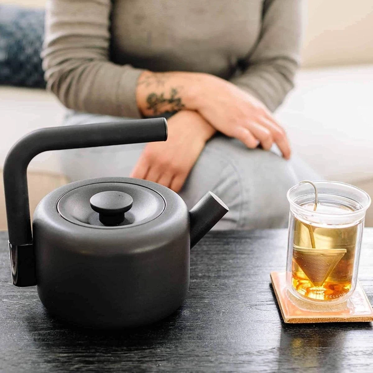 Fellow Clyde Stove Top Tea Kettle | Matte Black 7 Fellow Clyde Stove Top Tea Kettle | Matte Black - Image 5