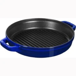 Staub Stackable Cocotte, Braiser, And Grill Pan With Lid | Dark Blue -Kitchen Store 71naxvpww l. ac sl1500