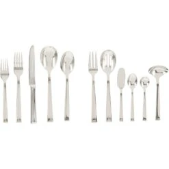 Villeroy & Boch 46-Piece Stainless Steel Flatware & Serving Set | Victor