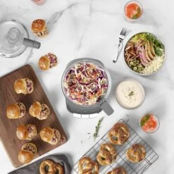 Cuisinart Core Custom 10-Cup Multifunctional Food Processor | Anchor Gray -Kitchen Store 71vjo wx7hl. ac sl1000