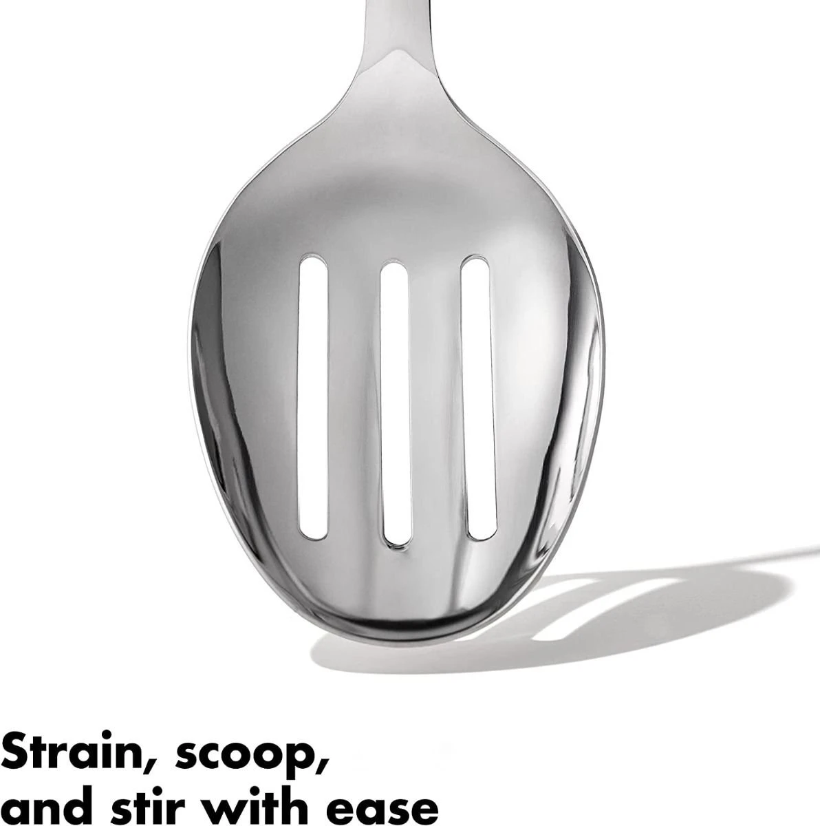 OXO Steel Slotted Spoon 5 OXO Steel Slotted Spoon - Image 3