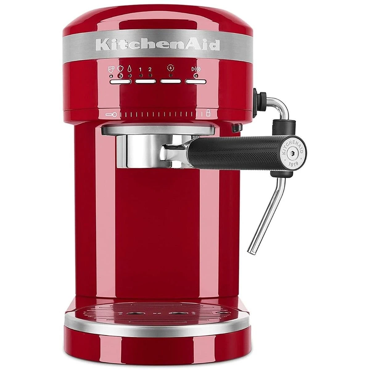 KitchenAid Semi Auto Metal Espresso Maker | Empire Red 3 KitchenAid Semi Auto Metal Espresso Maker | Empire Red