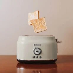 Haden Dorset 2-Slice Stainless Steel Toaster | Putty Beige -Kitchen Store 75003dorsettoastersm1