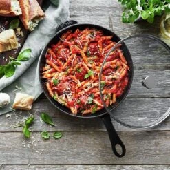 Staub 2.9 Qt Cast Iron Daily Pan | Black -Kitchen Store 750056182